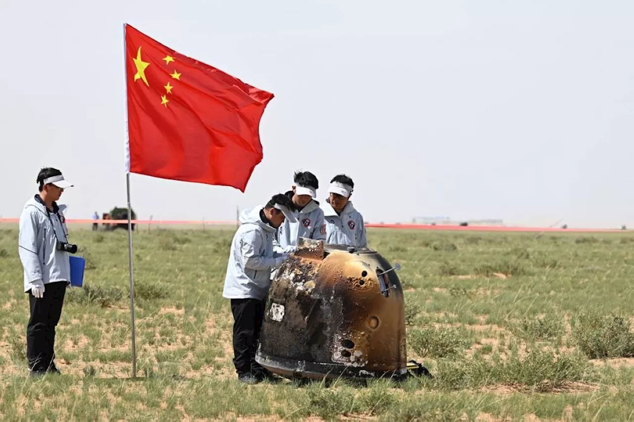 China lunar probe returns to Earth with samples