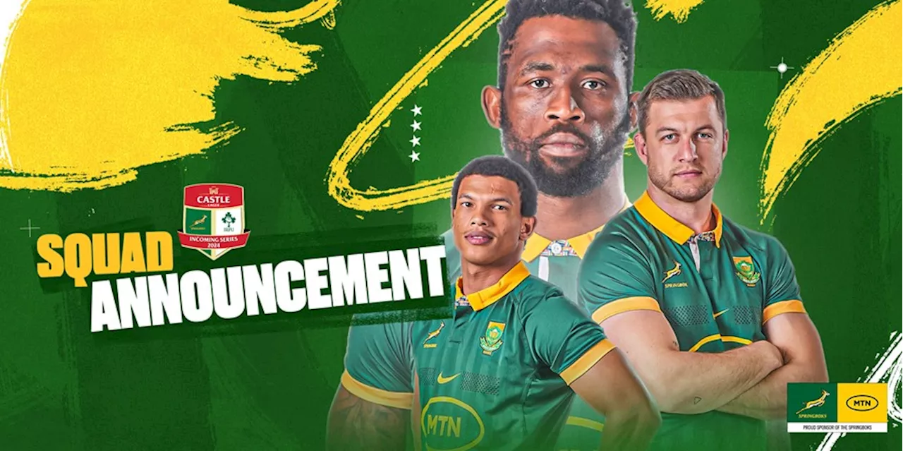 Springboks offer update on captaincy ahead of Ireland series