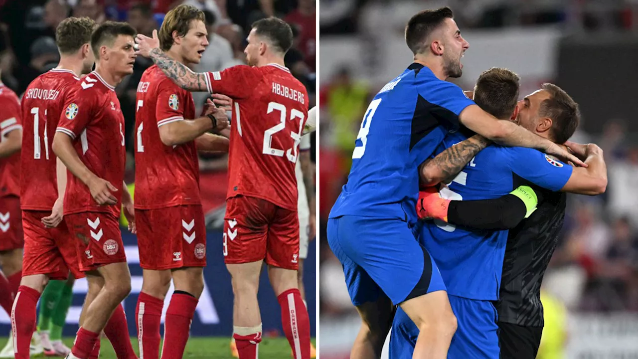 Denmark pip Slovenia to second place in Group C by little-known tiebreaker – but are rewarded with brutal l...