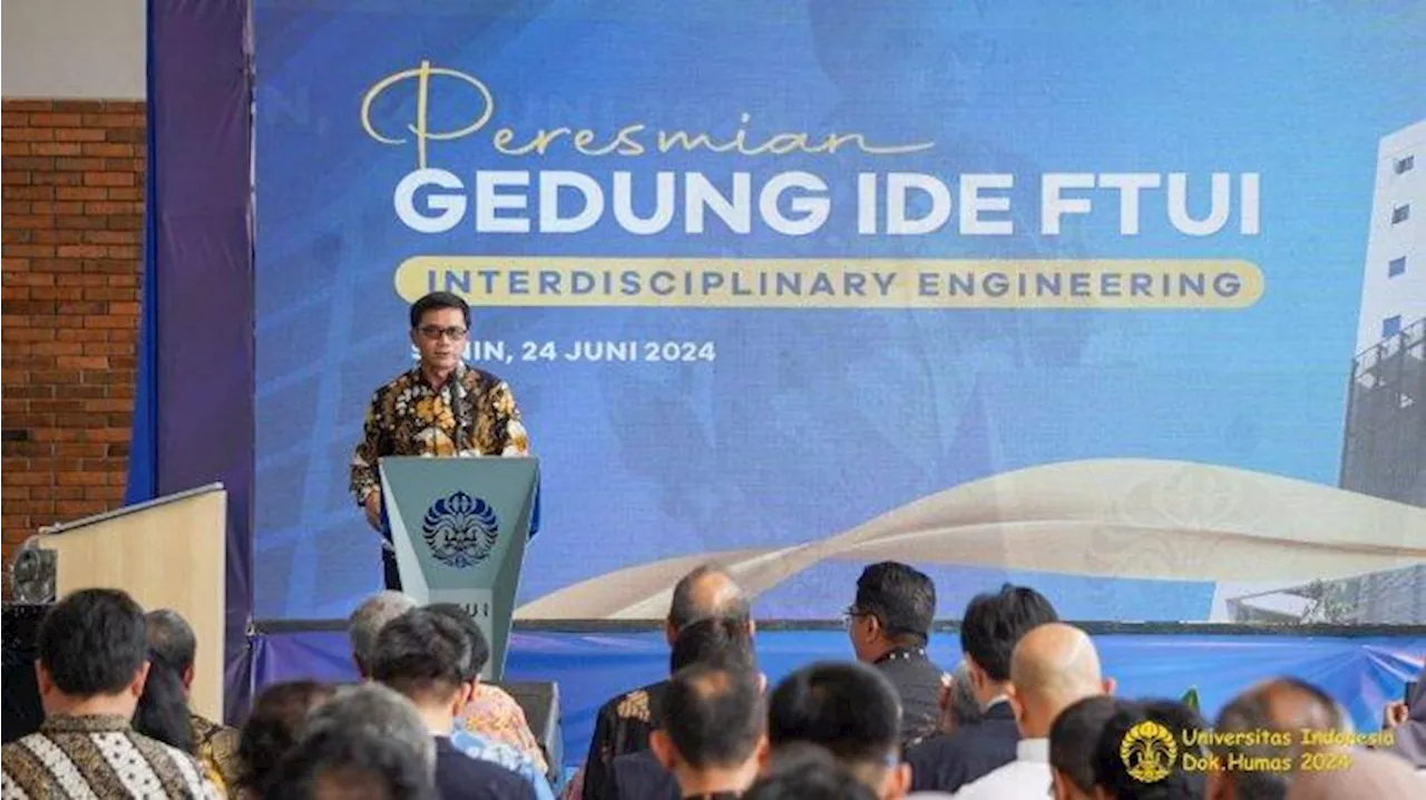 Kemendikbud Harap Gedung IDE Universitas Indonesia Jadi Ruang Eksperimen Para Calon Insinyur