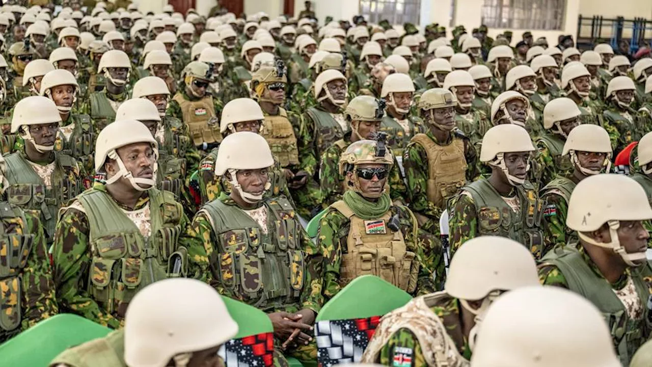 Kenya troops leave Nairobi to start mission in gang-hit Haiti