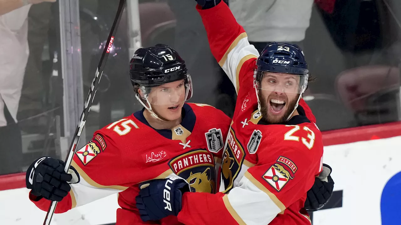 Panthers survive Oilers' late onslaught to win Game 7, first-ever Stanley Cup