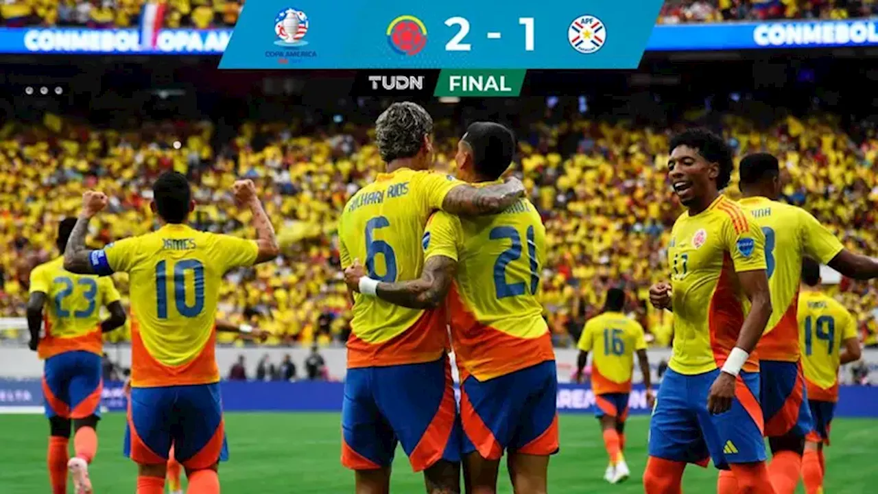 Colombia vence a Paraguay en su debut de Copa América 2024 y alarga racha invicta