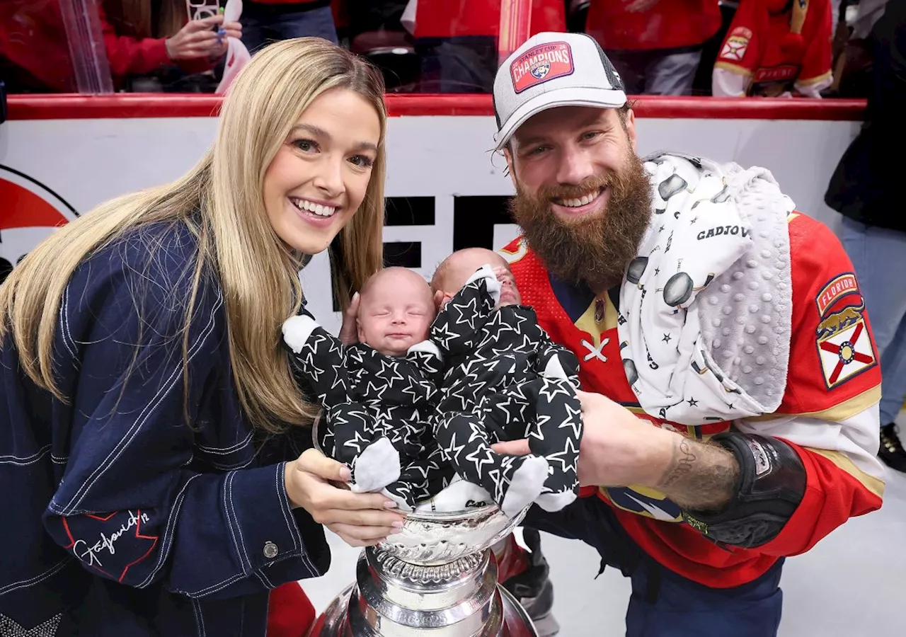 Florida Panthers Celebrate Historic Stanley Cup Win With Their Babies