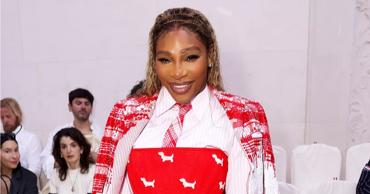 Serena Williams Mixes Prints and Patterns at Thom Browne Fashion Show