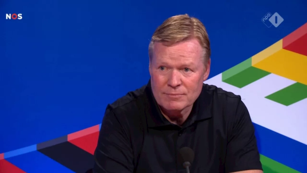 Koeman gaat in op pijnlijke wissel Veerman: ‘Hij struikelt en verliest de bal’