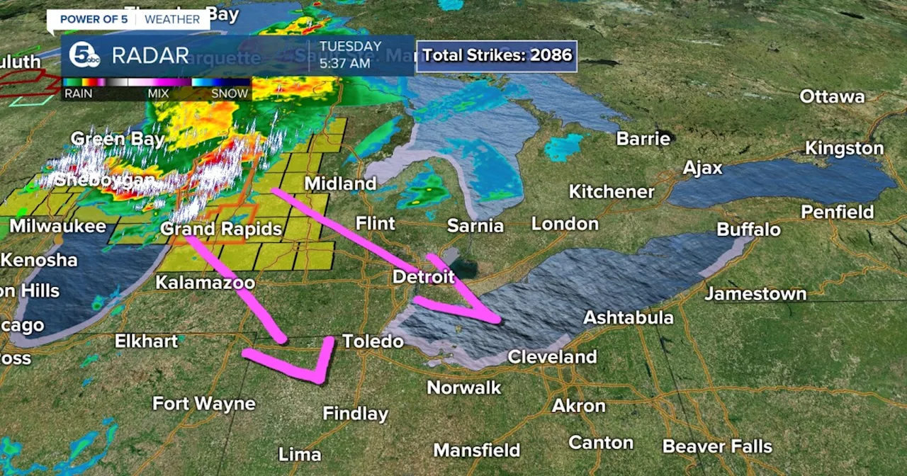 Tracking rounds of heavy rain and damaging thunderstorms through midweek