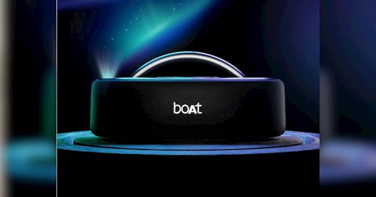 boAt ने लॉन्च किया पहला LED Projector Speaker, घर को बना देगा Disco House