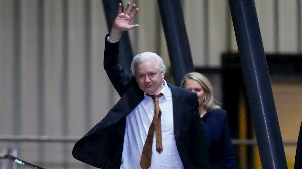 Julian Assange returns to Australia a free man after plea deal ends US legal battle