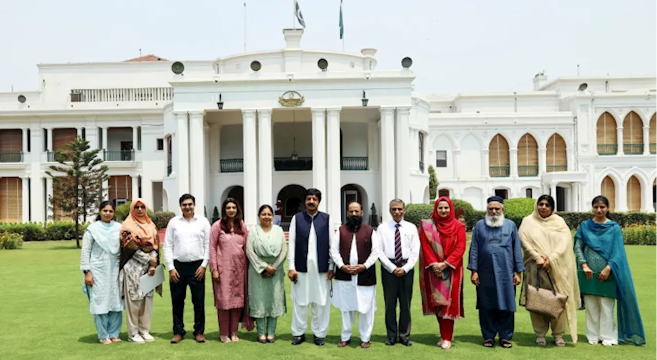 Deans Committee of Fatima Jinnah Medical University meets Punjab Governor