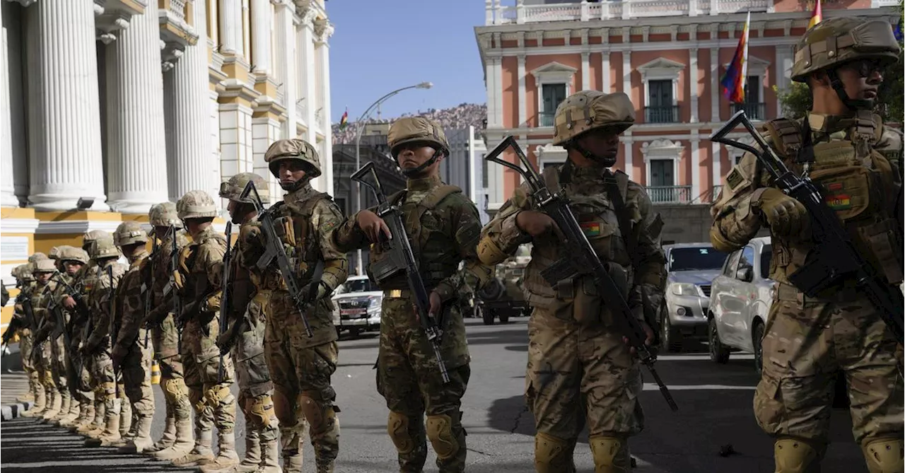 Fears of coup as Bolivian army storms government palace