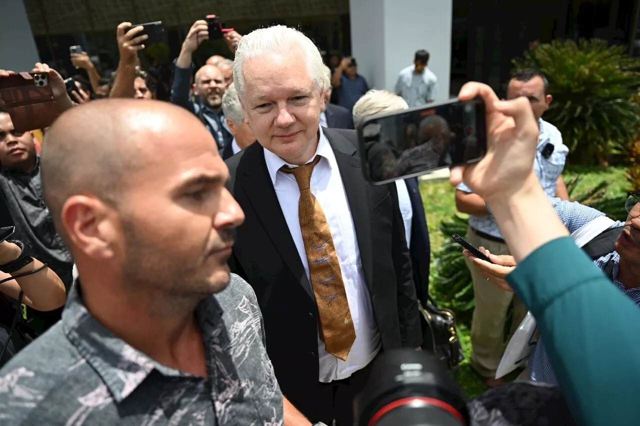 'Aujourd'hui est un jour historique' : Julian Assange est un désormais un 'homme libre'