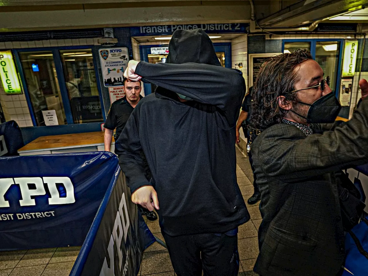 Ticket to hide: Pro-Palestine protester who allegedly threatened 'Zionist' train riders ducks