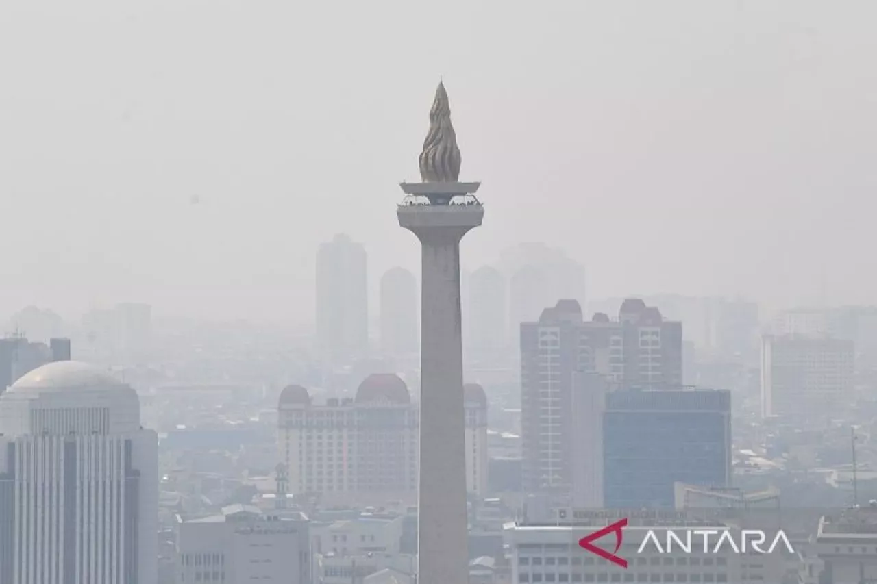 Jakarta urutan ketiga kualitas udara terburuk di dunia Kamis pagi