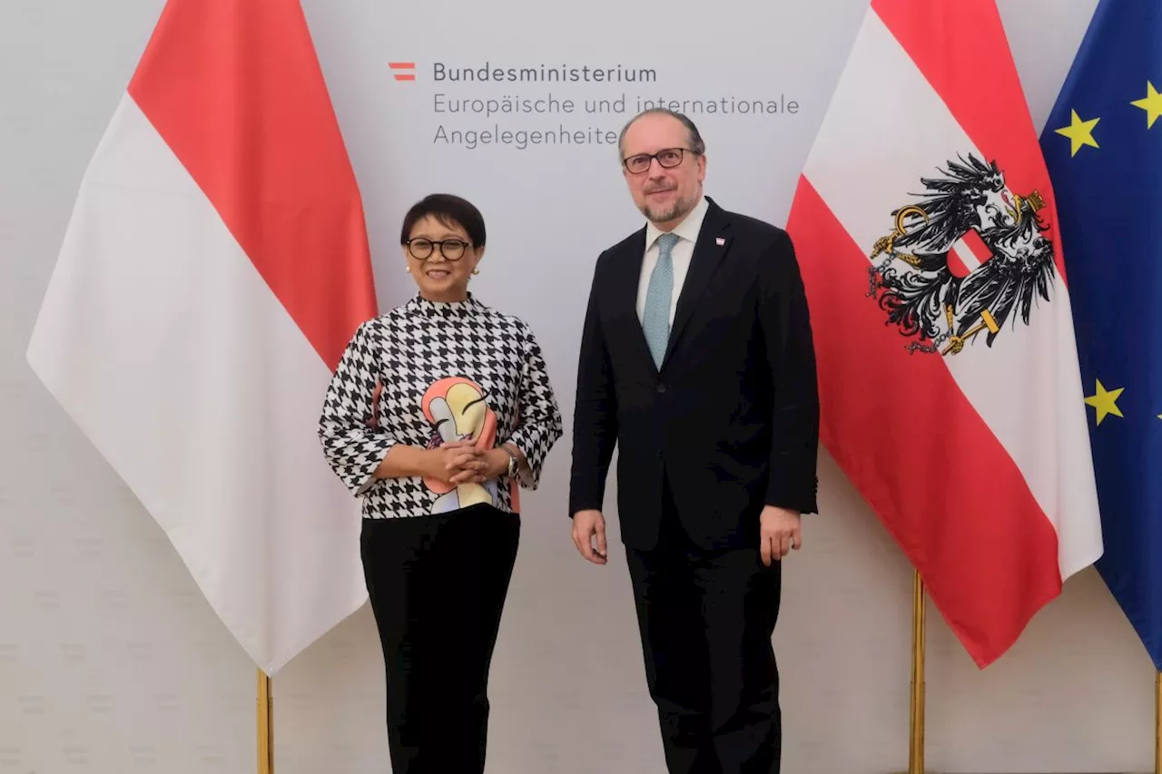 Menlu Retno bertemu Menlu Austria, bahas penguatan hubungan ekonomi