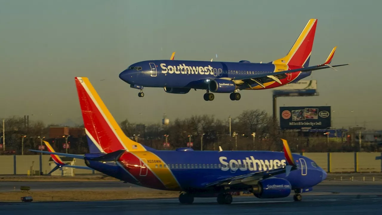 Southwest Airlines says a key measure of pricing power will be weaker than expected in 2Q