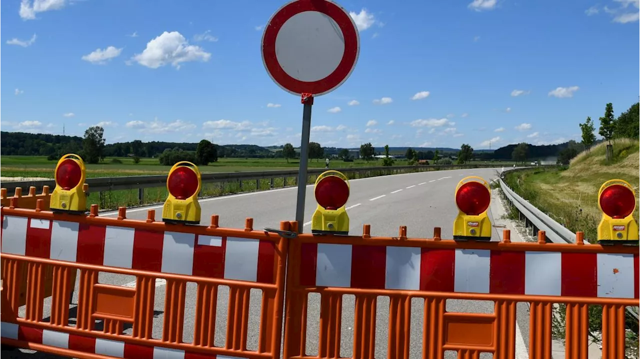 Ulmer Straße in Leipheim seit Mittwoch komplett gesperrt