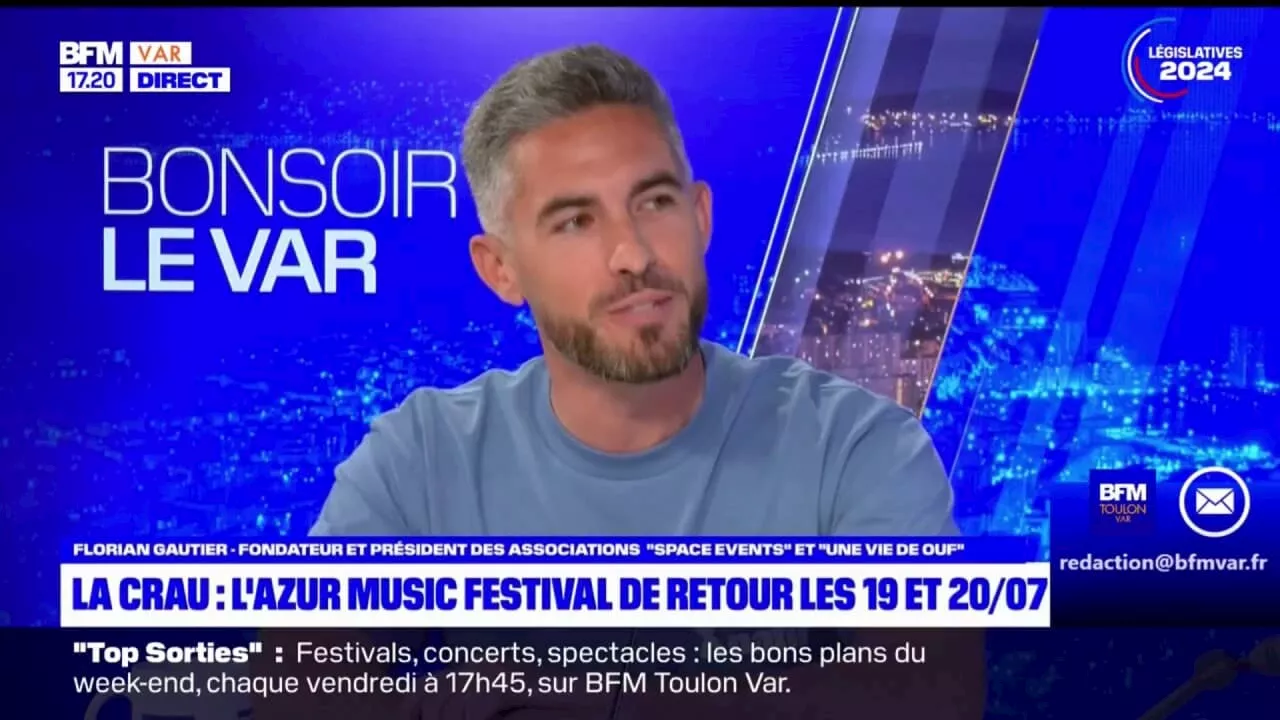 La Crau: l'Azur Music Festival de retour en juillet