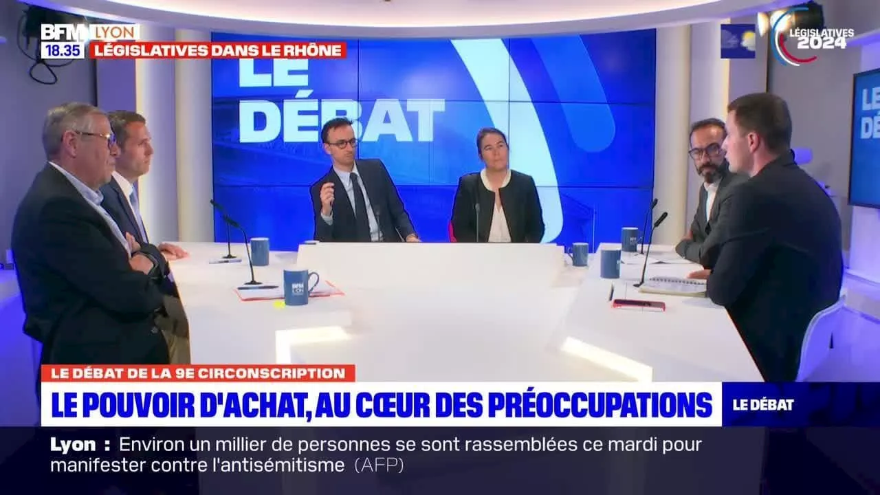 Législatives dans le Rhône : le débat de la neuvième circonscription