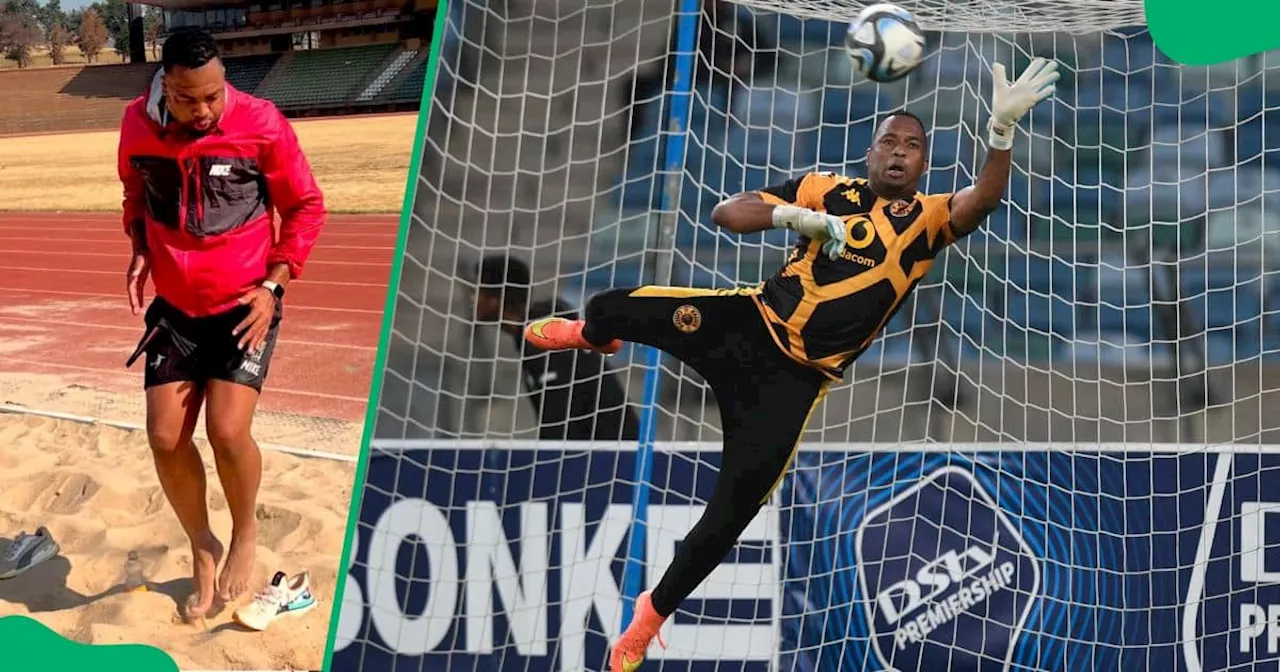 Mzansi Legend Itumeleng Khune Shows Off His Skills While Waiting for Kaizer Chiefs' Decision