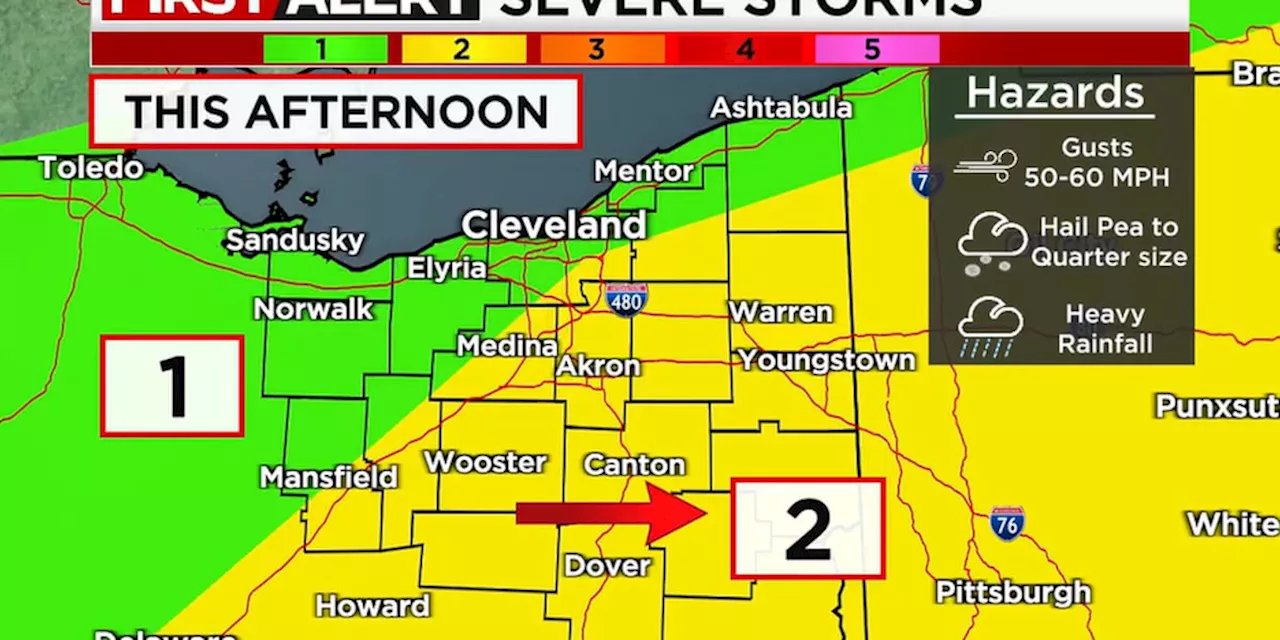 Severe Thunderstorm Warning issued for parts of Northeast Ohio: Road closures, flooding threats