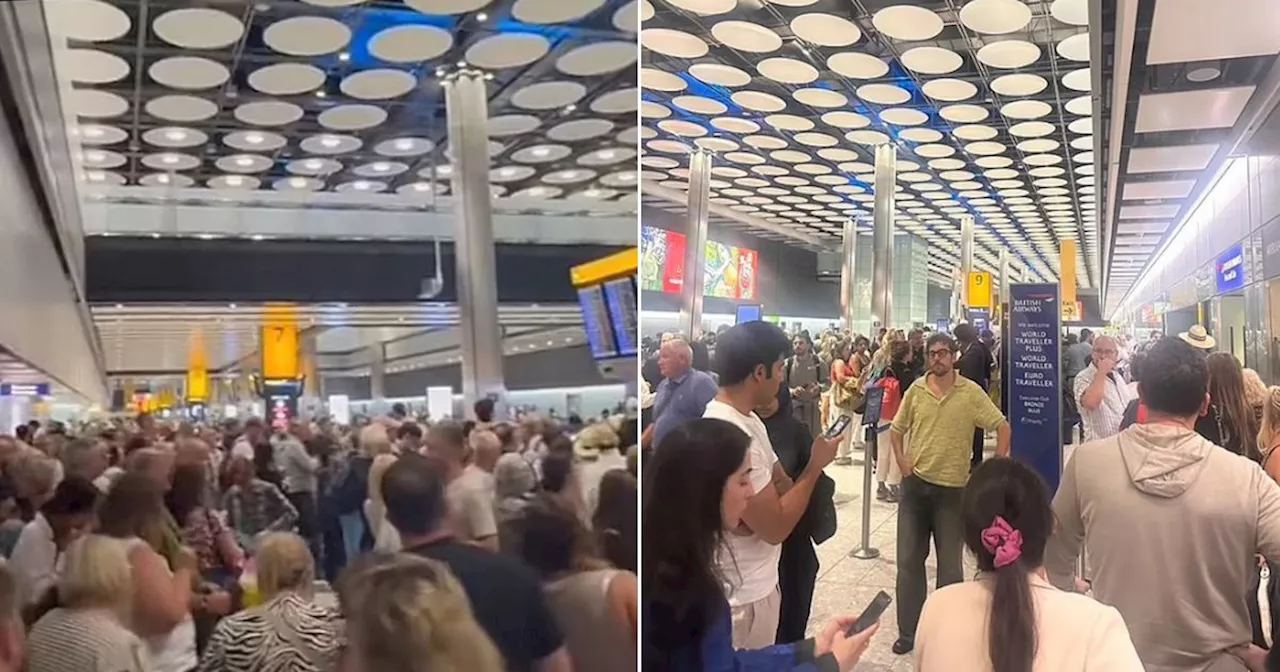 Heathrow Airport chaos as British Airways passengers 'told to go home'