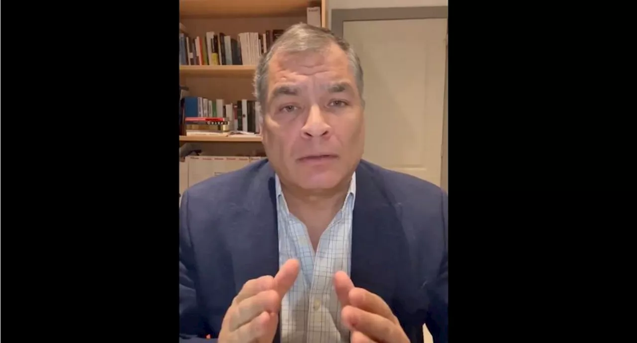 Mi retorno a Ecuador 'es cuestión de tiempo', afirma Rafael Correa