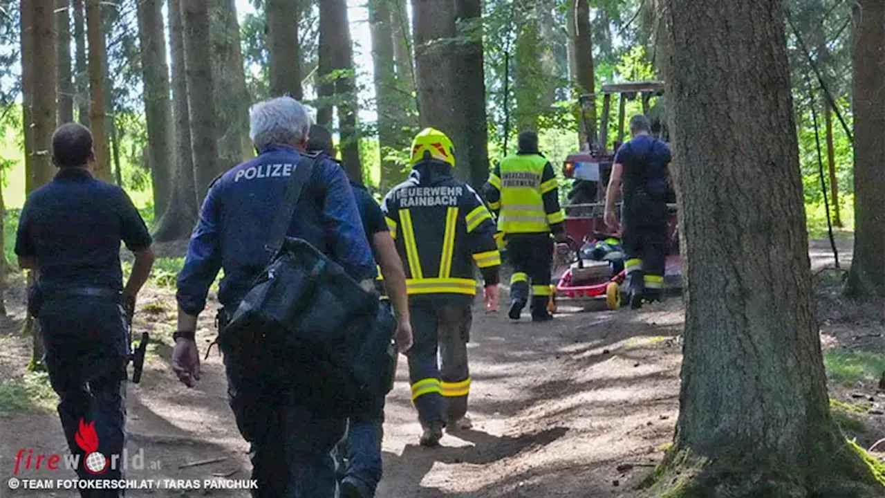 Oö: 73-Jähriger in Rainbach im Mühlkreis von Traktor überrollt