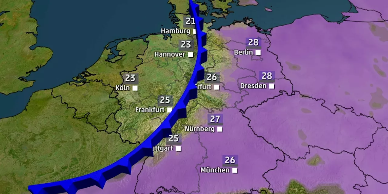 Wetter heute: Hitzewelle wird von Gewittern abgeräumt