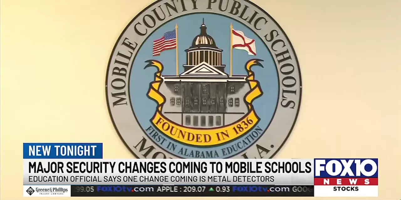 Mobile County school board member confirms metal detectors are coming next school year