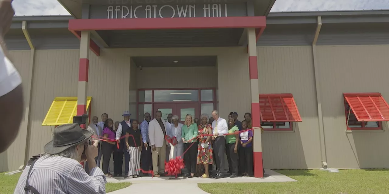 Ribbon cutting ceremony held for the new Africatown Hall and food bank