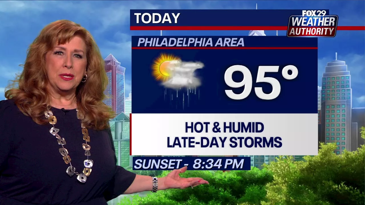 Philadelphia weather: Humidity returns Wednesday before evening storms cool sizzling temps