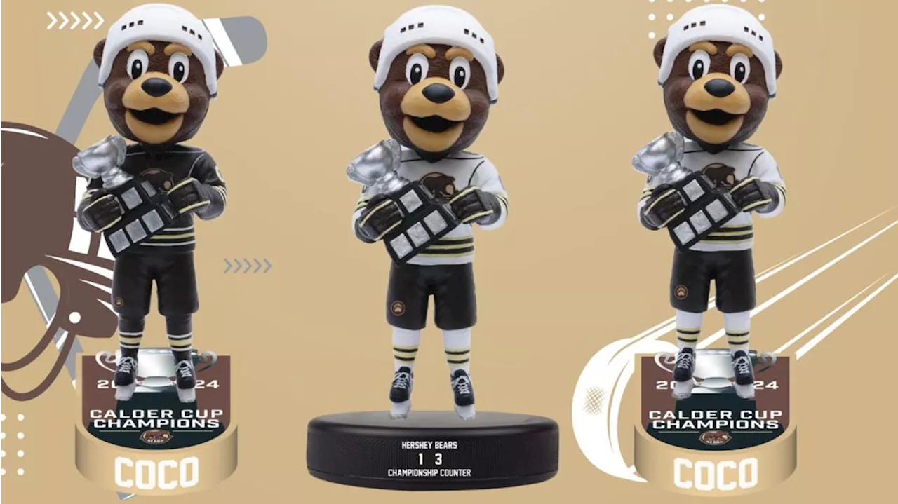 Hershey Bears bobblehead honoring 13th Calder Cup win revealed