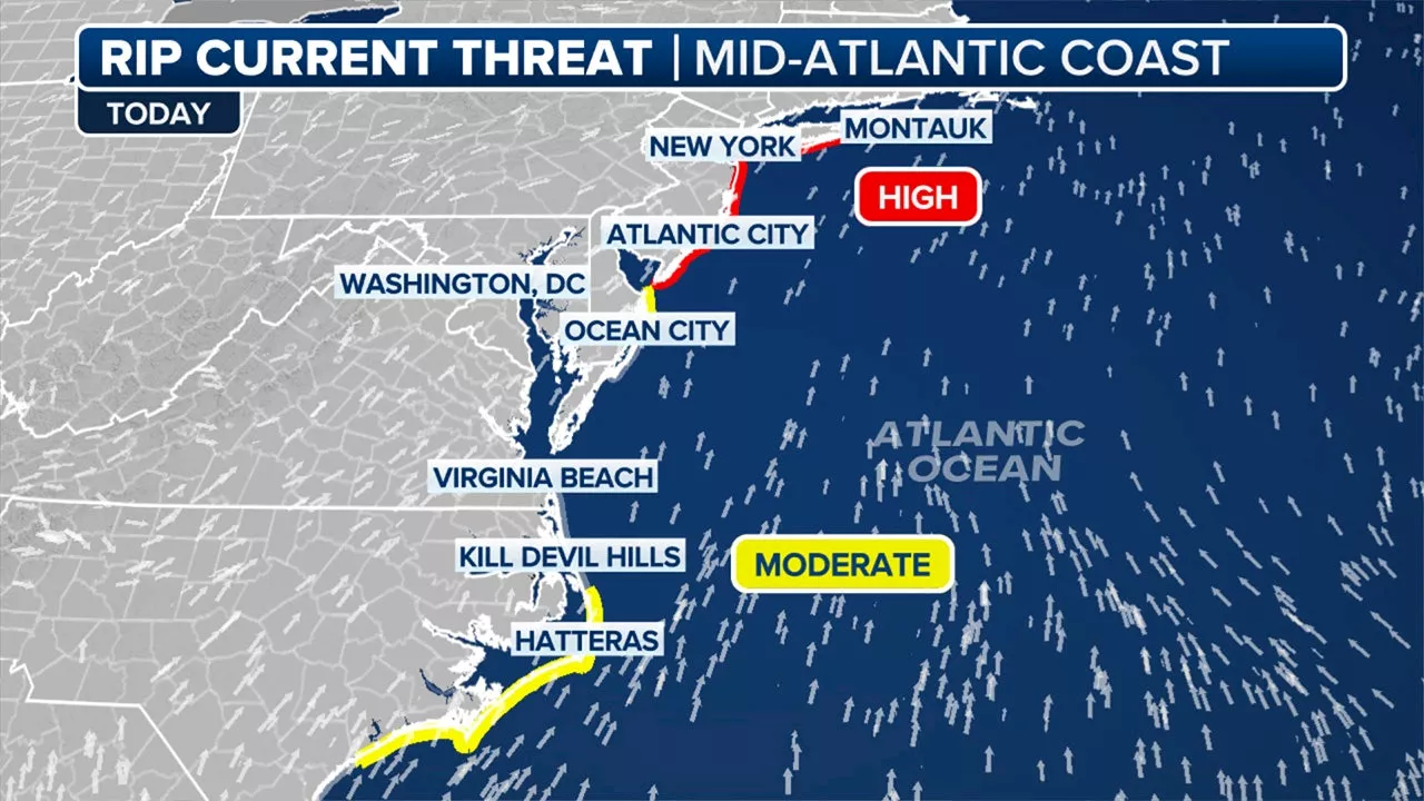 Rip currents pose danger to swimmers on Long Island beaches