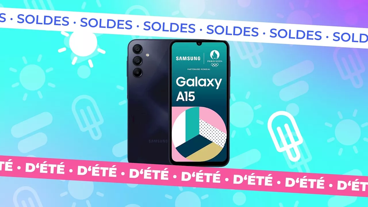 Seulement 119 €, c’est le prix mini du Samsung Galaxy A15 4G pendant les soldes