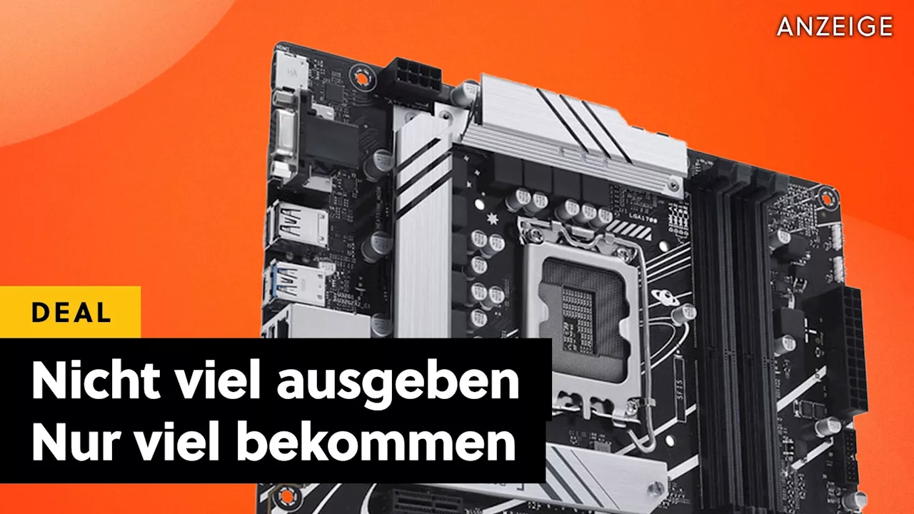 Eines der günstigsten ATX-Mainboards für die neusten Intel Prozessoren ist schon vor dem Prime Day im Angebot