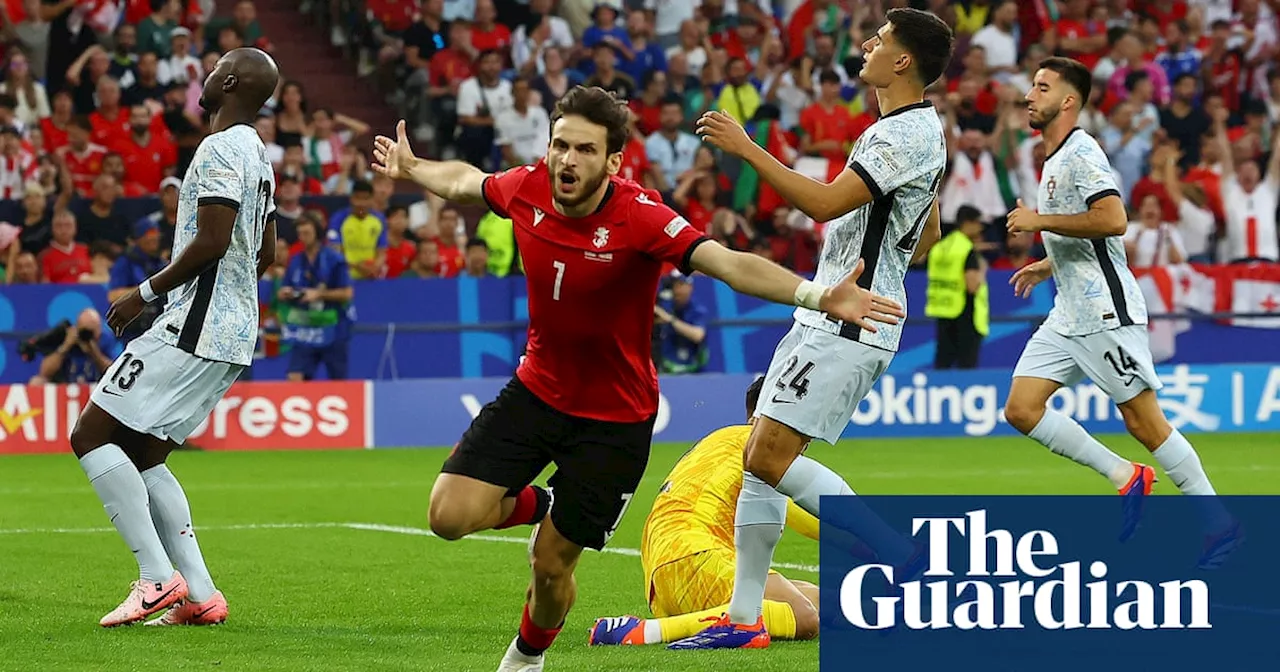 Kvaratskhelia propels Georgia to last 16 with famous win over Portugal