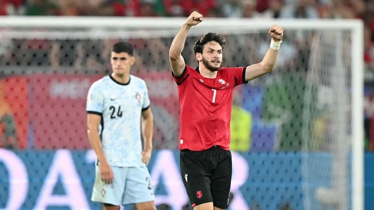 Georgia Vs Portugal, Blunder Ganda Antonio Silva Bantu Georgia ke 16 Besar