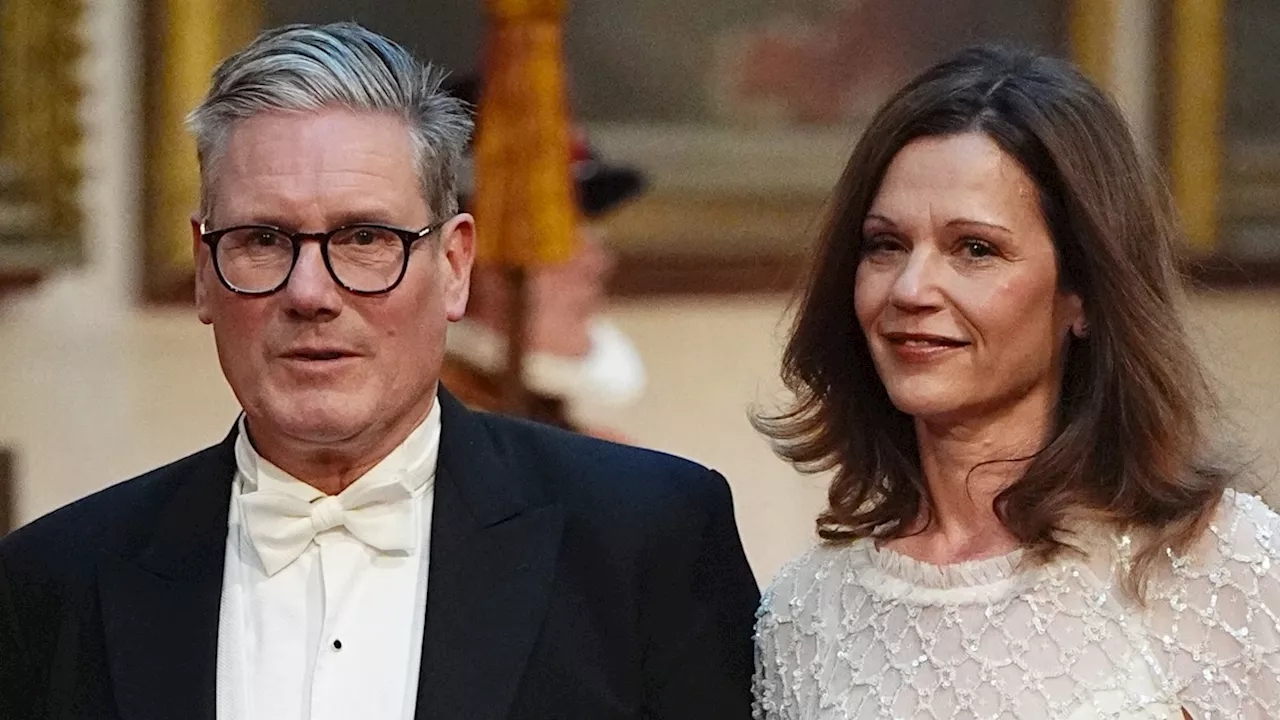 Sir Keir Starmer's wife takes serious style tips from Princess Kate at State Banquet