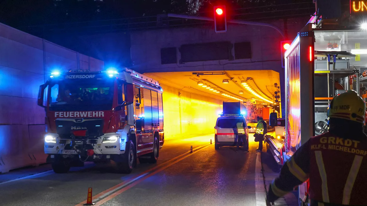 Notfall im Tunnel Ottsdorf auf Pyhrnautobahn