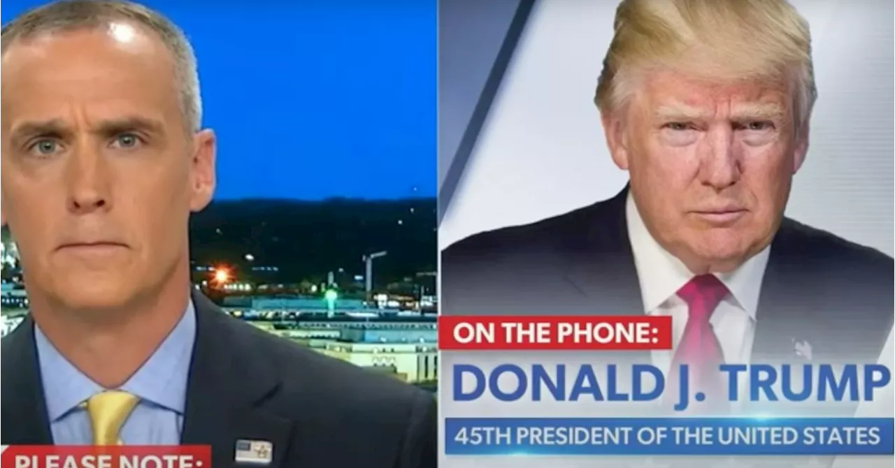 Newsmax Slaps Very Awkward Note On Screen During Donald Trump Interview