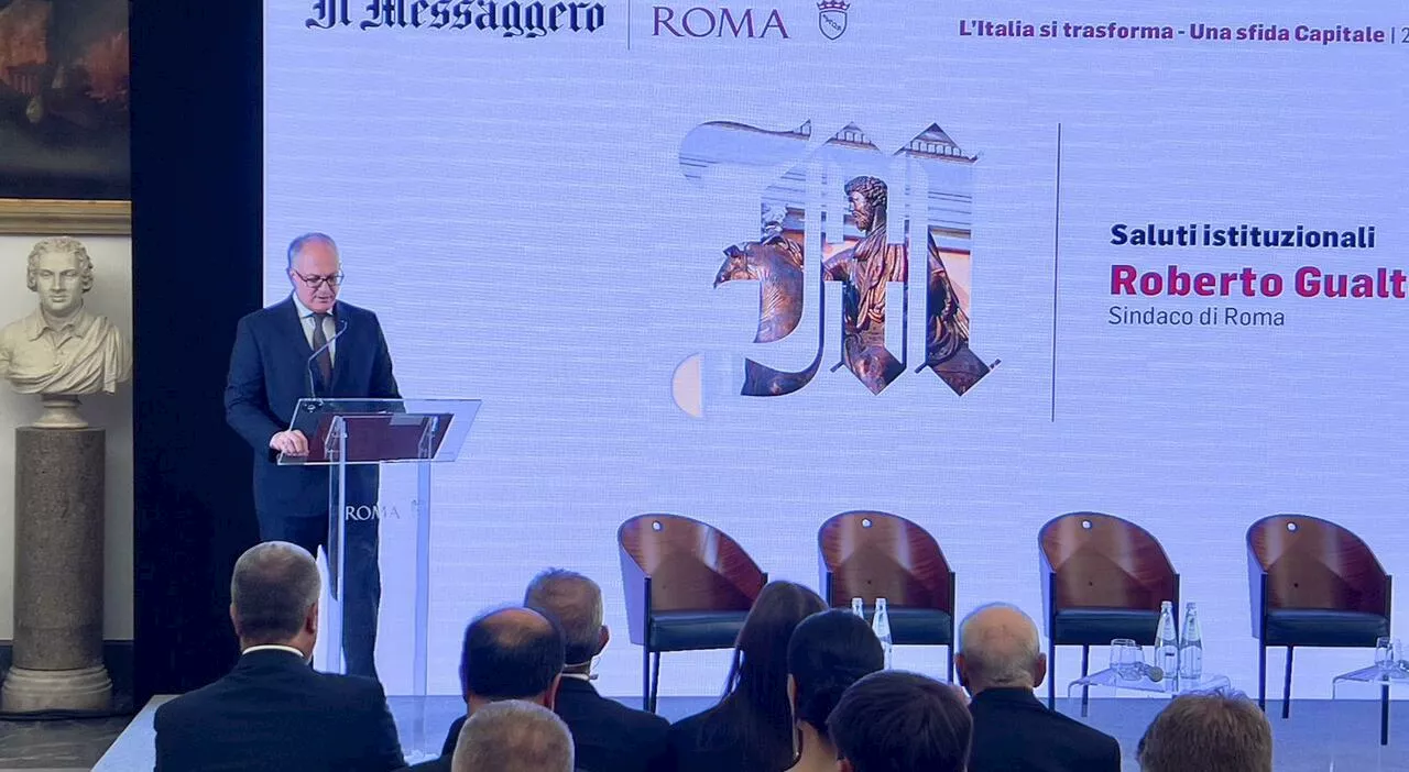 Gualtieri: «È il momento dell'orgoglio e del coraggio, Roma torni ad essere locomotiva»