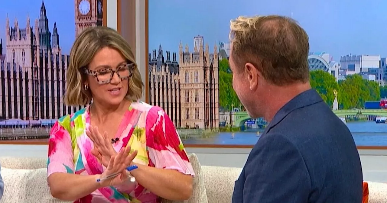 GMB's Susanna Reid stops interview after Michael Flatley makes bold on-air claim