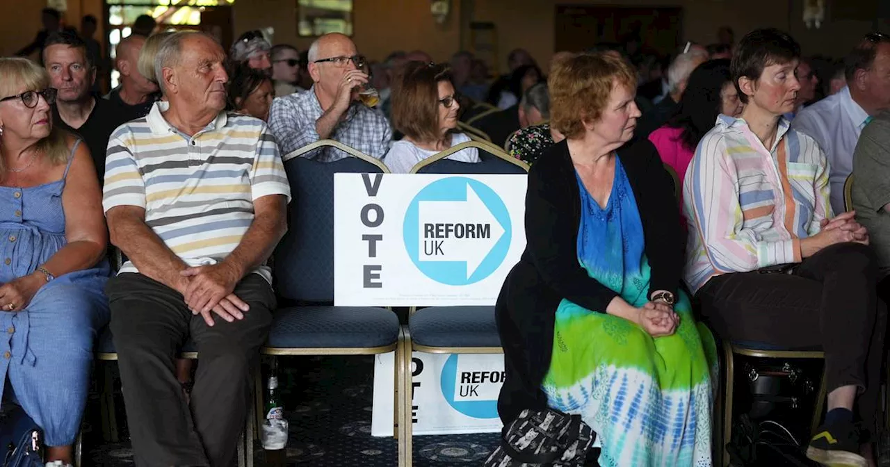 Reform UK rally: Boos and cheers at political Punch and Judy show