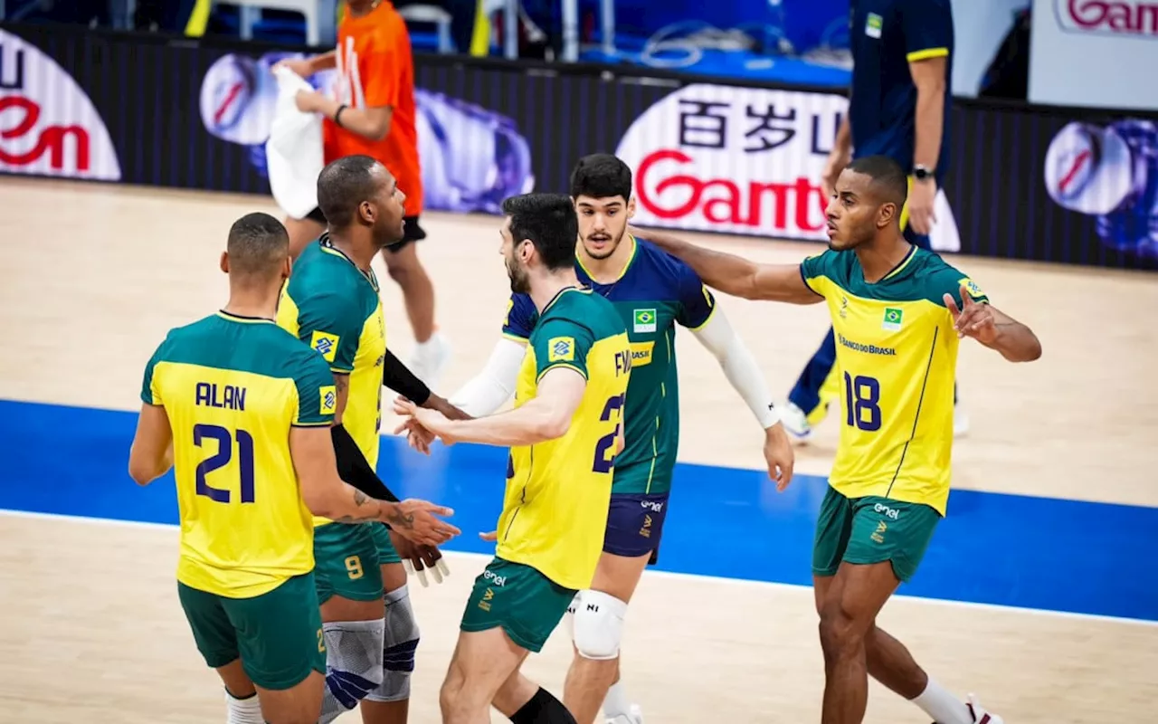 Vôlei: Seleção masculina conhece adversários nas Olimpíadas de Paris