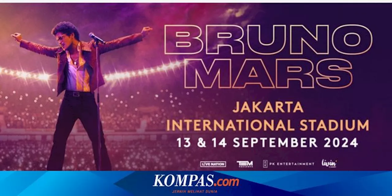 Perbandingan Harga Tiket Konser Bruno Mars di Asia Tenggara, Indonesia Paling Mahal?