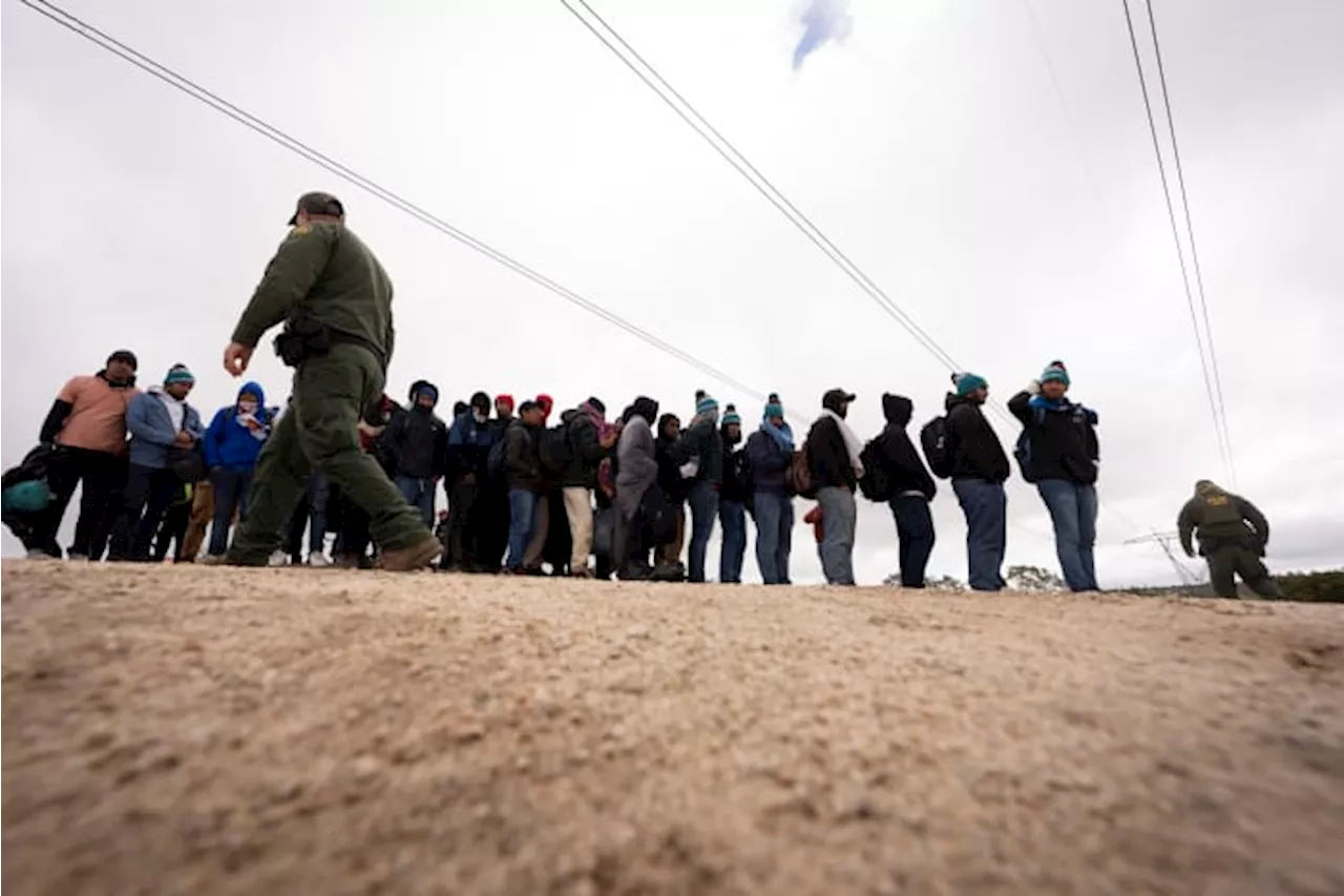 Homeland Security says border arrests fall more than 40% since Biden’s halt to asylum processing