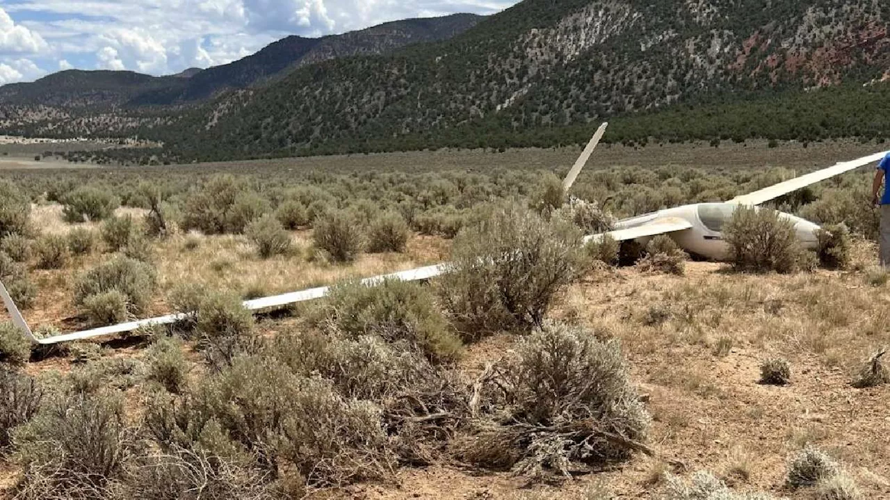 74-year-old glider pilot makes crash landing near Parowan