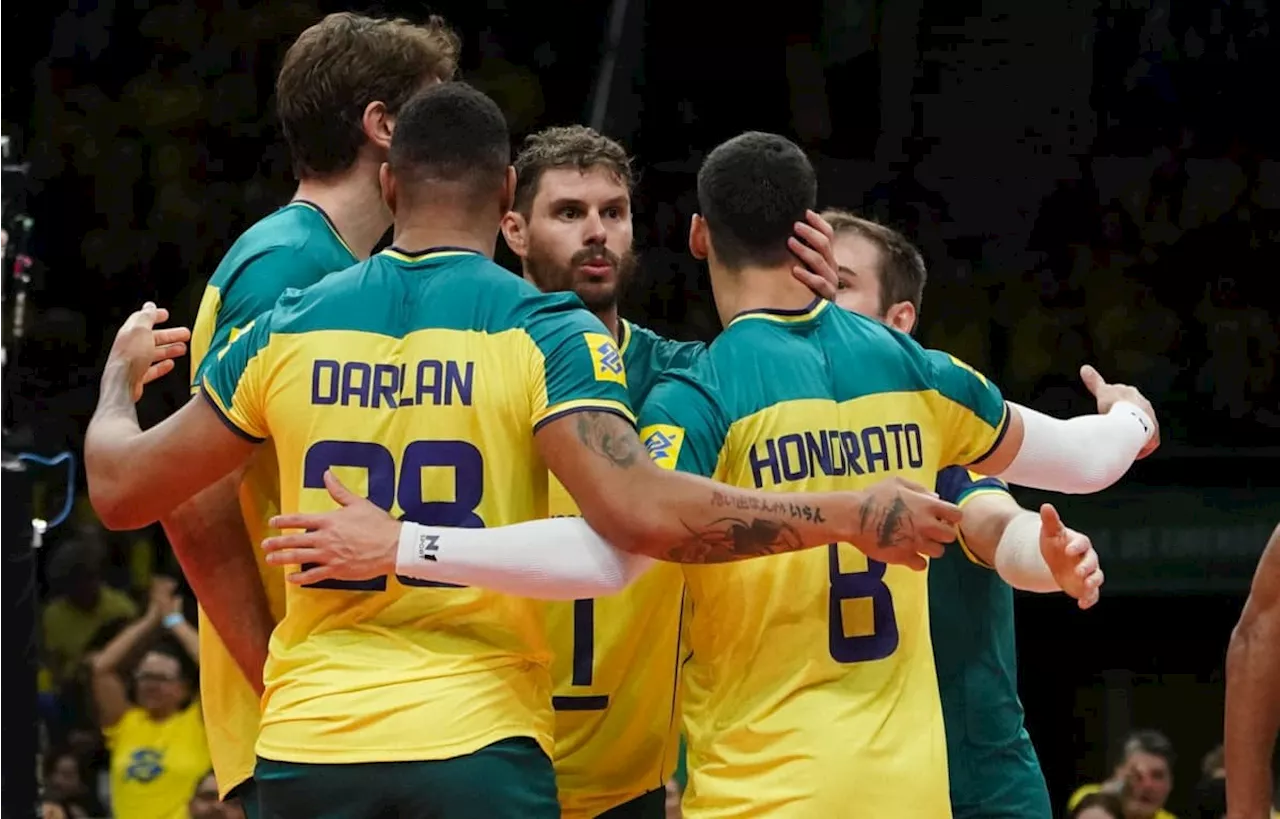 Grupo da Morte: Brasil cai em grupo difícil no vôlei masculino nos Jogos de Paris