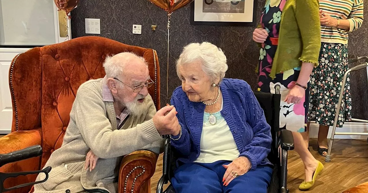 Couple joining centenarian club together give four letter key to longevity